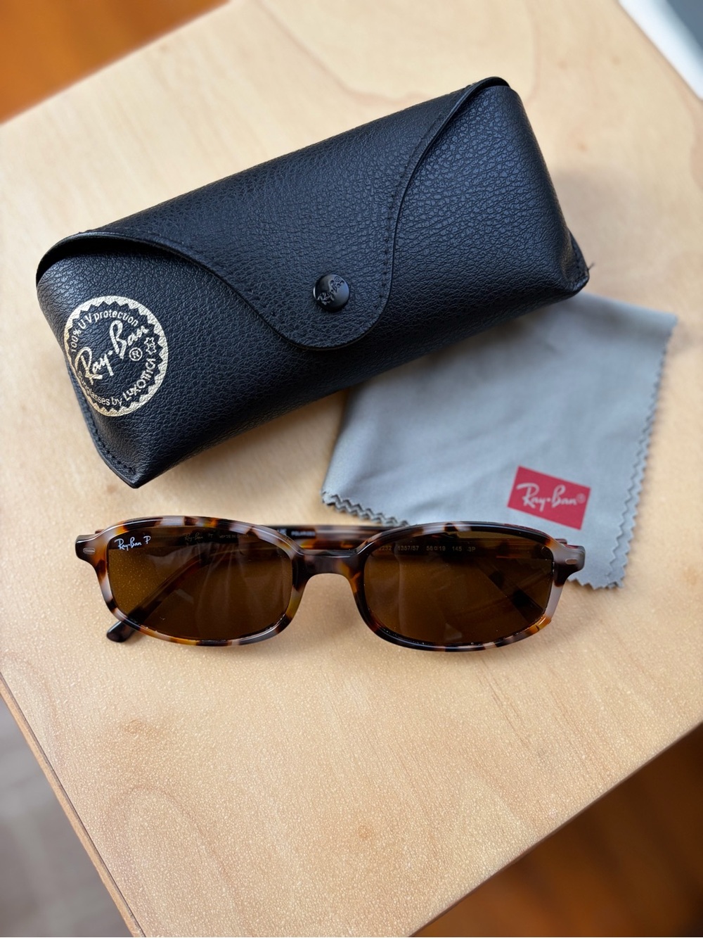 Ray-Ban SAM Men's/ Women’s Frame Sunglasses with Brown Lenses